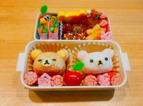 キャラ弁リラックマ可愛いお弁当運動会